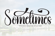 Sometimes | Script Font