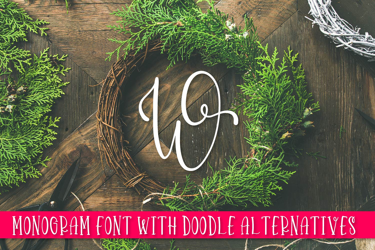 13 Font Pack - Monogram Font Bundle preview 8