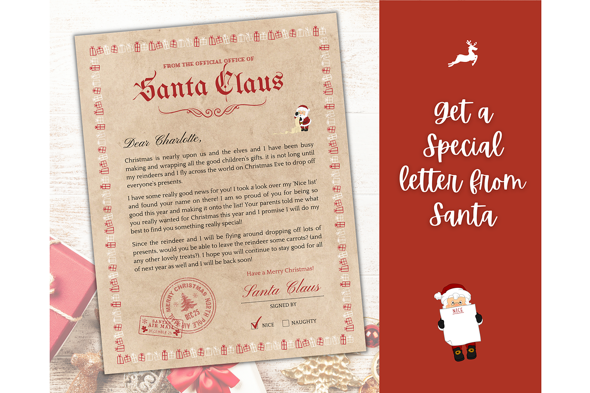 Letter from Santa Bundle | Nice List, a Templates & Theme by Templatables (Photo 3 of 10)
