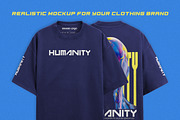 Professional oversize T-Shirt Mockup, a Shirt Mockup by NH graphic (Thumbnail 4 of 11)
