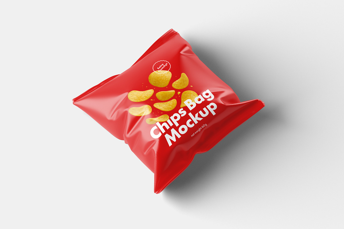 Chips Bag Packaging Mockups, a Packaging Mockup by artimasa (Photo 5 of 5)