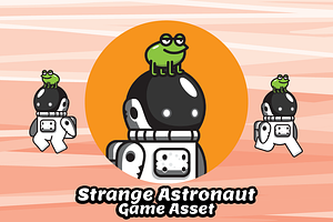 Strange Astronaut Game Asset