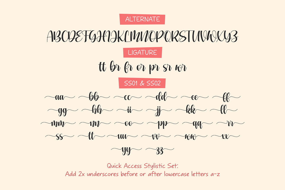Bohemik | Bouncy Script, a Script Font by Lemonthe (Photo 6 of 7)