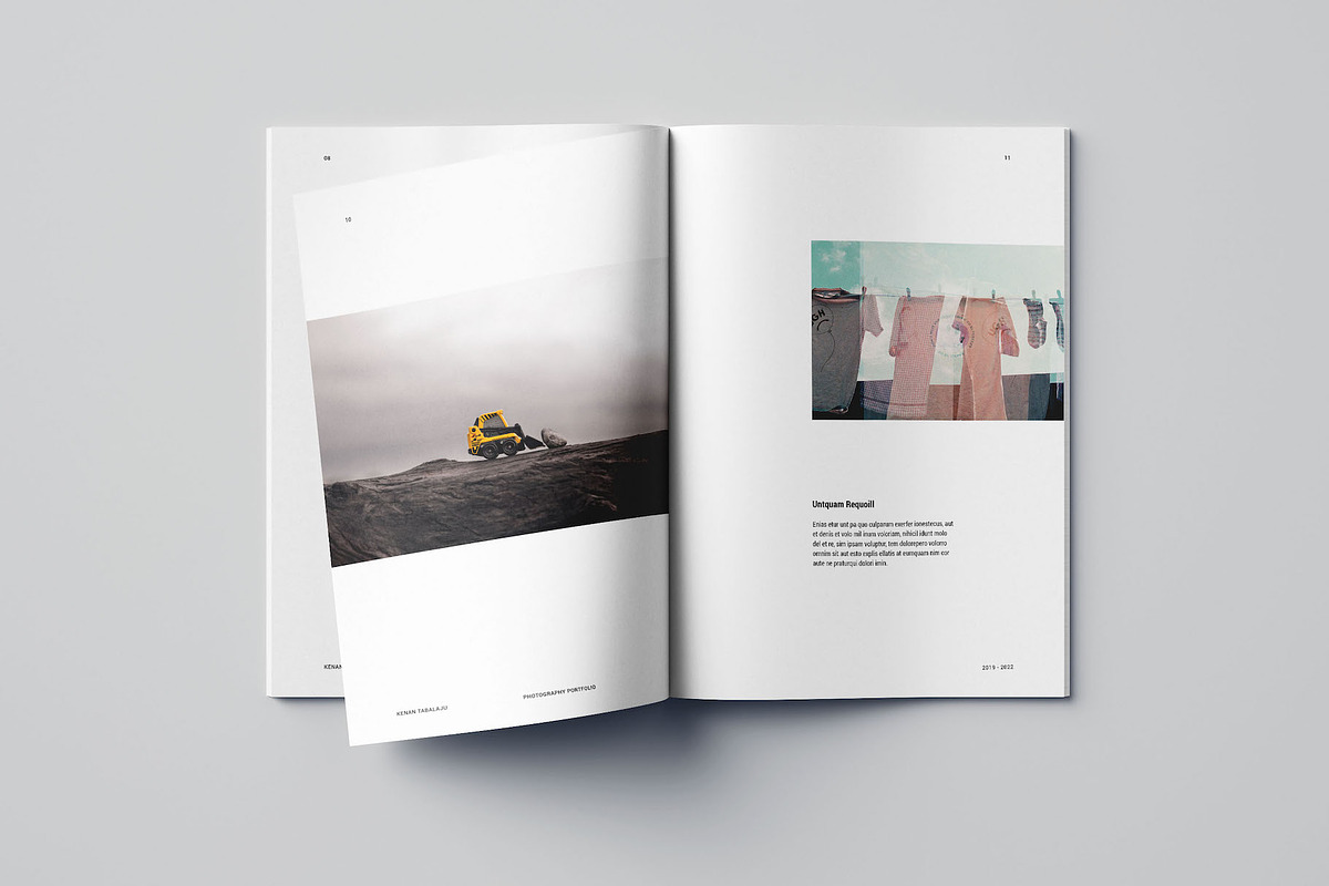 Photography Portfolio Template, a Brochure Template by Meenom Templates (Photo 7 of 16)
