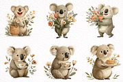 Whimsical Summer Teddy Bear Clipart, an Illustration by DreamArtGraphic (Thumbnail 6 of 8)