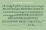 OopsMoment Casual Handwritten Script, a Script Font by Struvictory.art (Thumbnail 6 of 9)