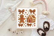 Gingerbread Christmas Coquette PNG, an Illustration by CraftArtStudio (Thumbnail 4 of 4)
