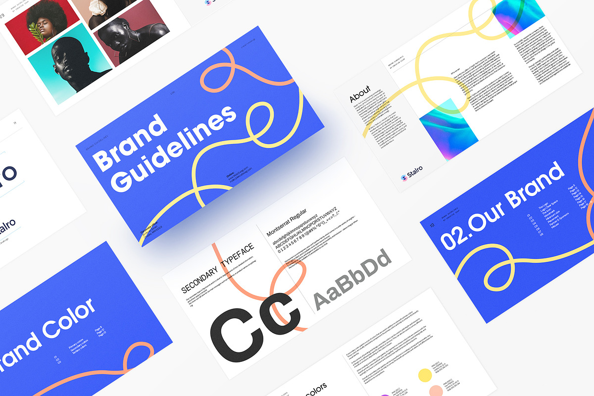 Galaxy | Brand Guidelines Template, a Presentation Template by CreativeSoup.io (Photo 3 of 12)