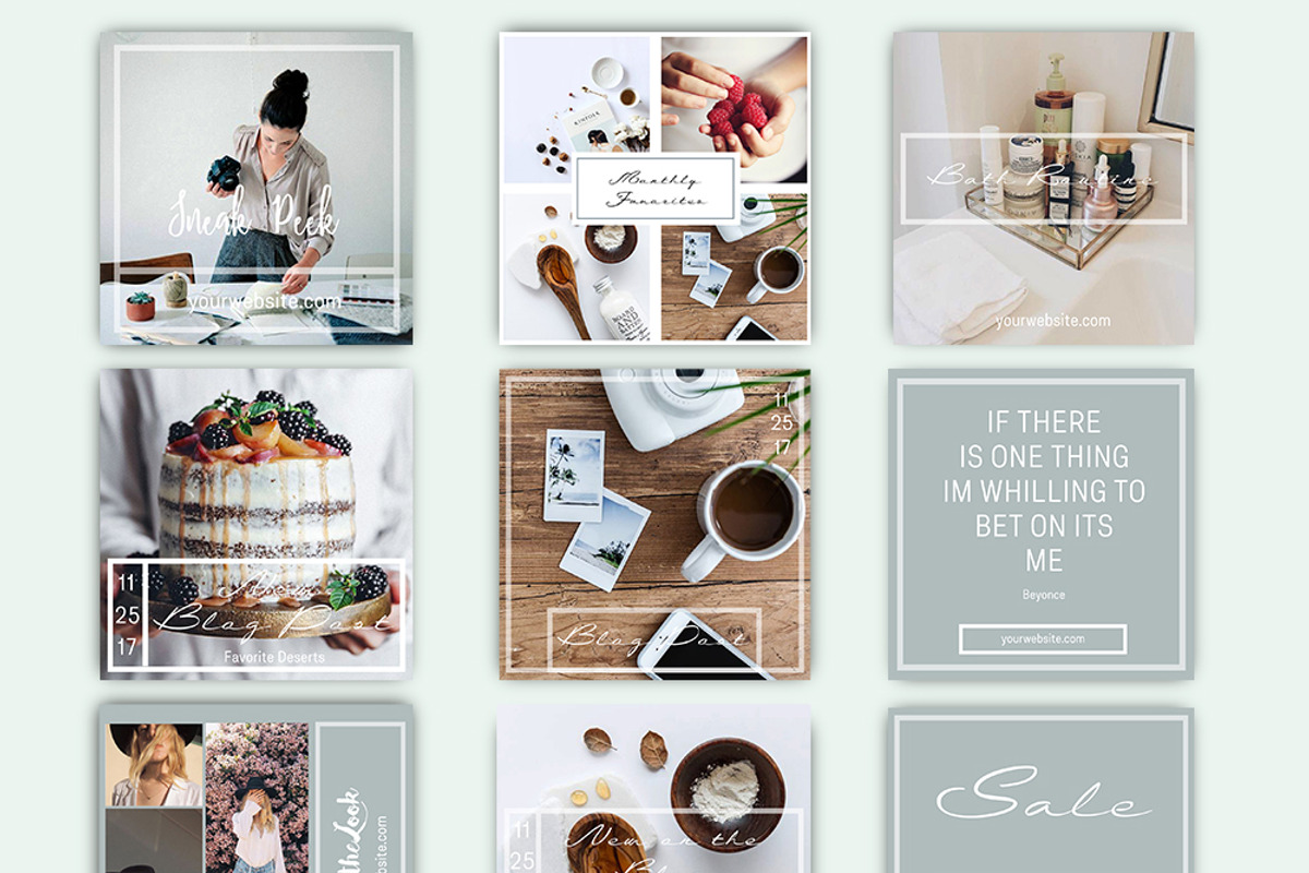 Instagram Template, a Social Media Template by Jo-Lou Design (Photo 2 of 3)