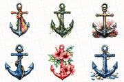Summer Anchor Clipart, an Illustration by OK Design (Thumbnail 2 of 5)