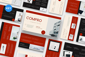 Compro - Company Profile Keynote, a Presentation Template by Fit-tee