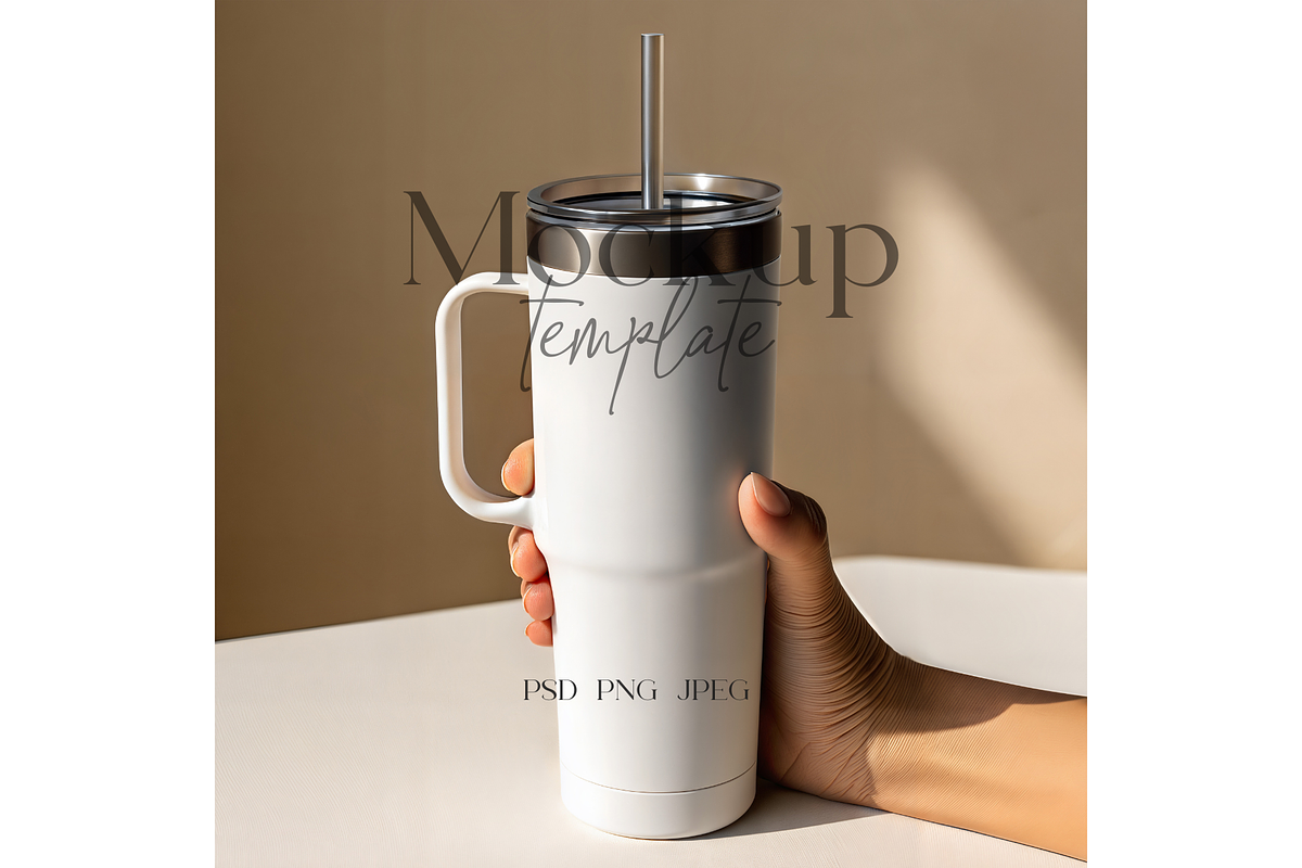Travel Cup Mock-up for Branding, a Product Mockup by MockupWizard (Photo 1 of 5)