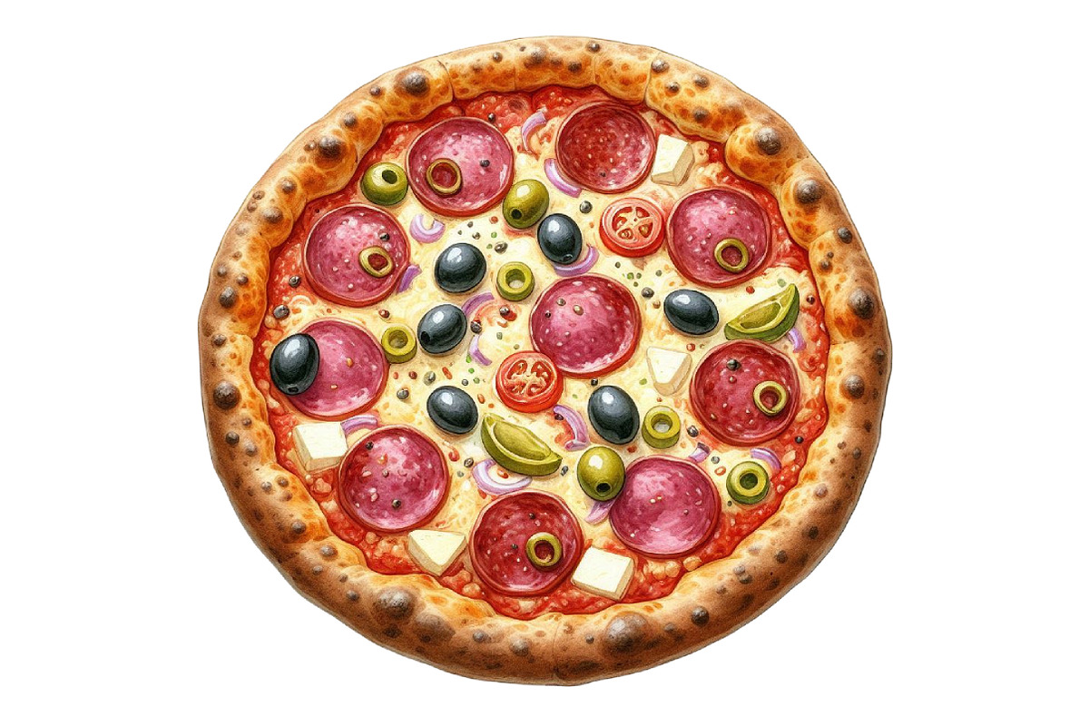 Italian Food Watercolor Clipart, an Illustration by Designking (Photo 4 of 4)