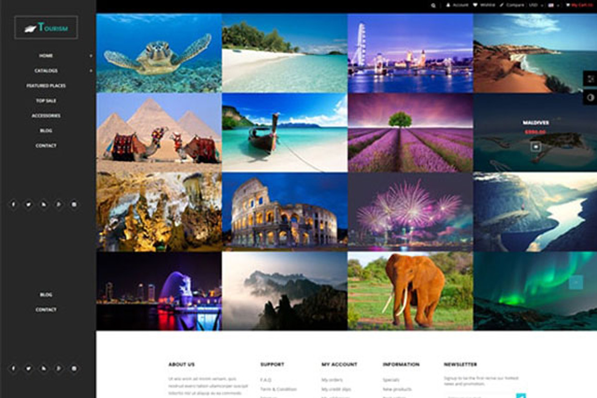 AP TOURISM PRESTASHOP THEME, a Landing Page Template by apollotheme (Photo 7 of 7)