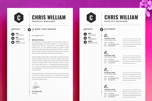 Professional Resume Template Cover