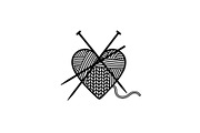 Knitted Heart Love Vector Bundle, an Illustration by Designs_River (Thumbnail 43 of 53)