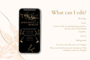 Canva Elegant * Wedding Invitation*, an Invitation Template by ElladesignCo (Thumbnail 2 of 5)