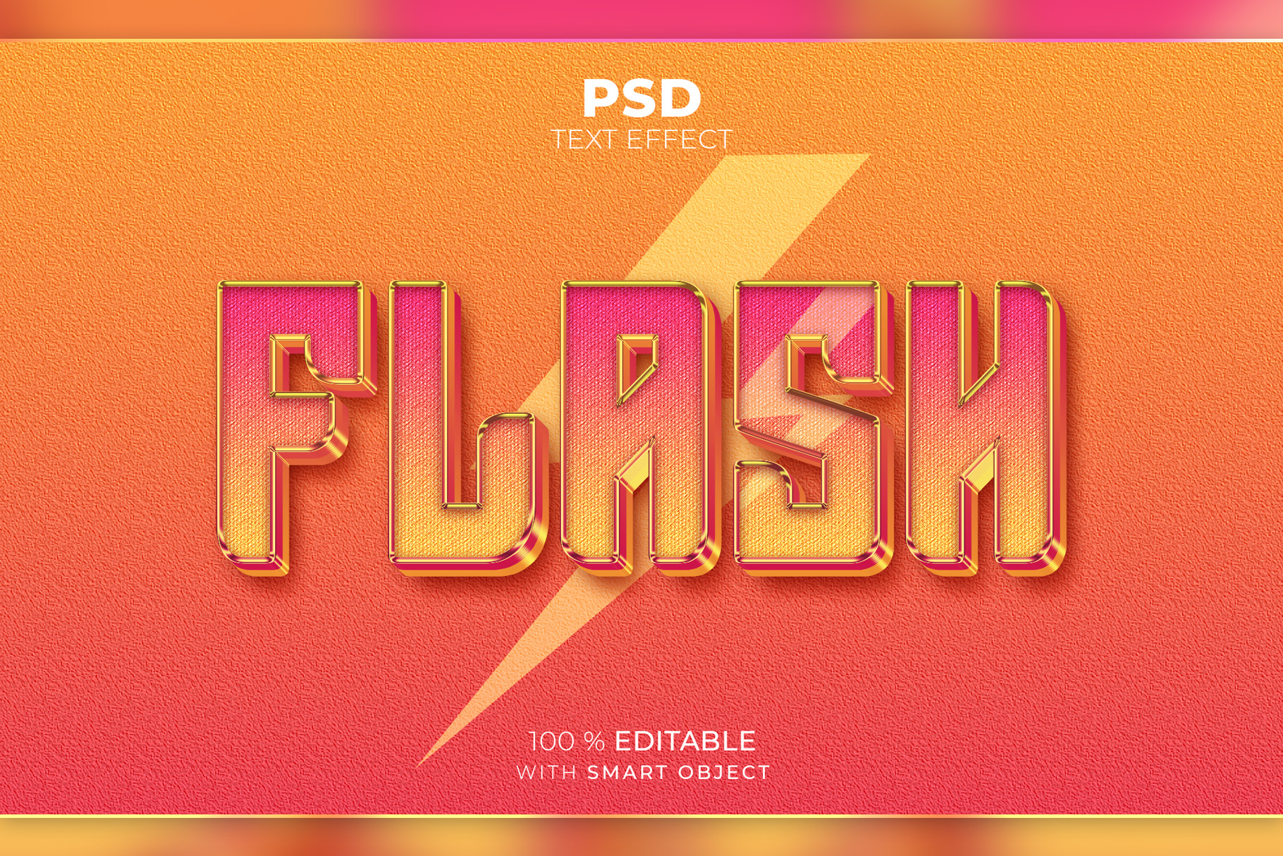 Flash 3D editable text effect