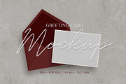 Greeting Card Mockup A7 . Moody Wine, a Product Mockup by tomodachi studio (Thumbnail 1 of 7)
