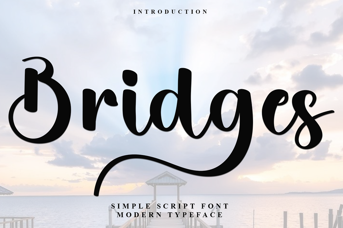 Bridges, a Handwritten Font by InermediaSTUDIO (Photo 1 of 7)
