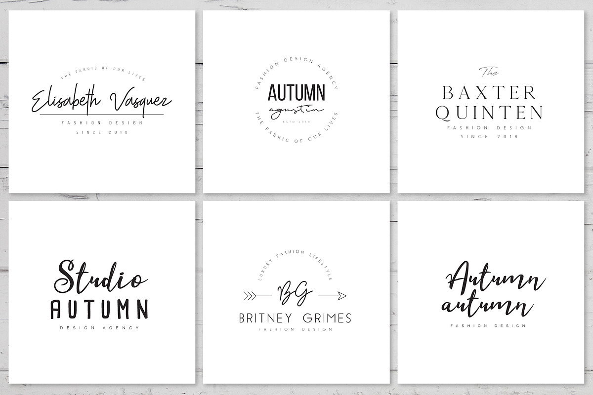 200 Minimal Premade Logo Bundle, a Branding & Logo Template by XpertgraphicD (Photo 38 of 60)