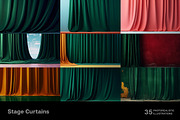 Stage Curtains. Collection, a Decorative Illustration by Handmadefont (Thumbnail 8 of 10)