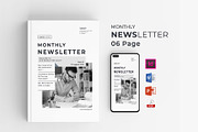 Newsletter | MS Word & Indesign, a Brochure Template by obayes (Thumbnail 1 of 10)