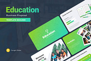 Education Business Google Slides, a Presentation Template by Presentation Templates (Thumbnail 1 of 6)