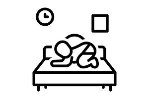Baby infant black icon, an Outline Icon by Creative priyanka