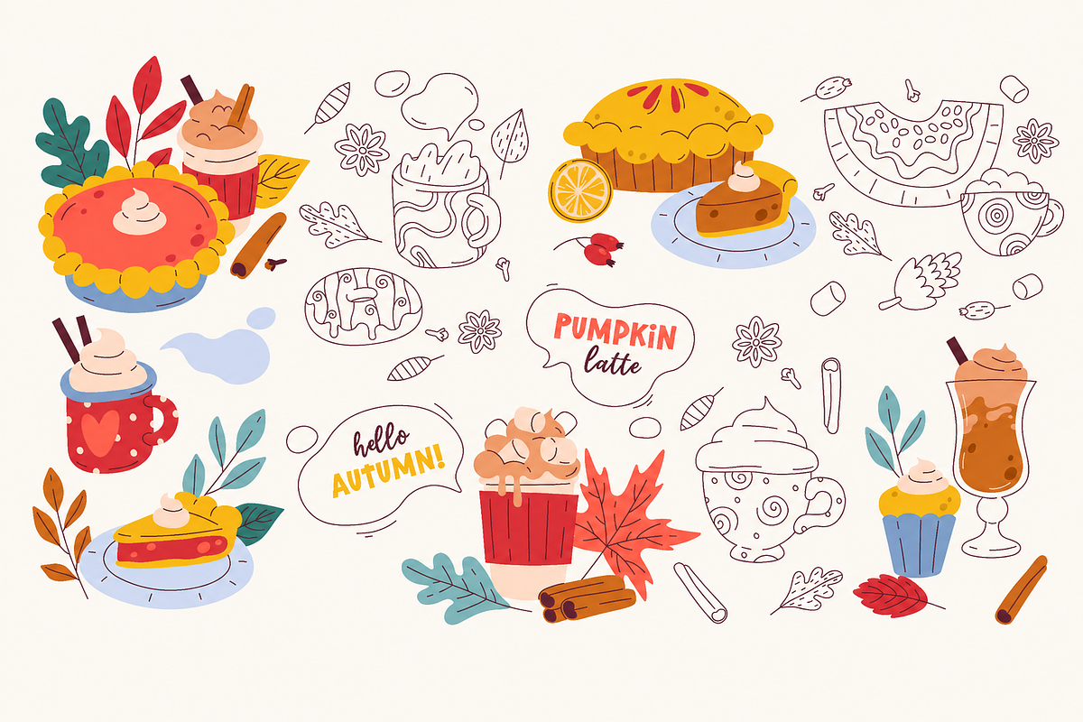 Cozy Fall Clipart, a Seasonal Illustration by Anna Studio (Photo 11 of 13)