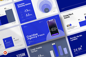 Creative Agency Pitch Deck, a Presentation Template by KreateTribe