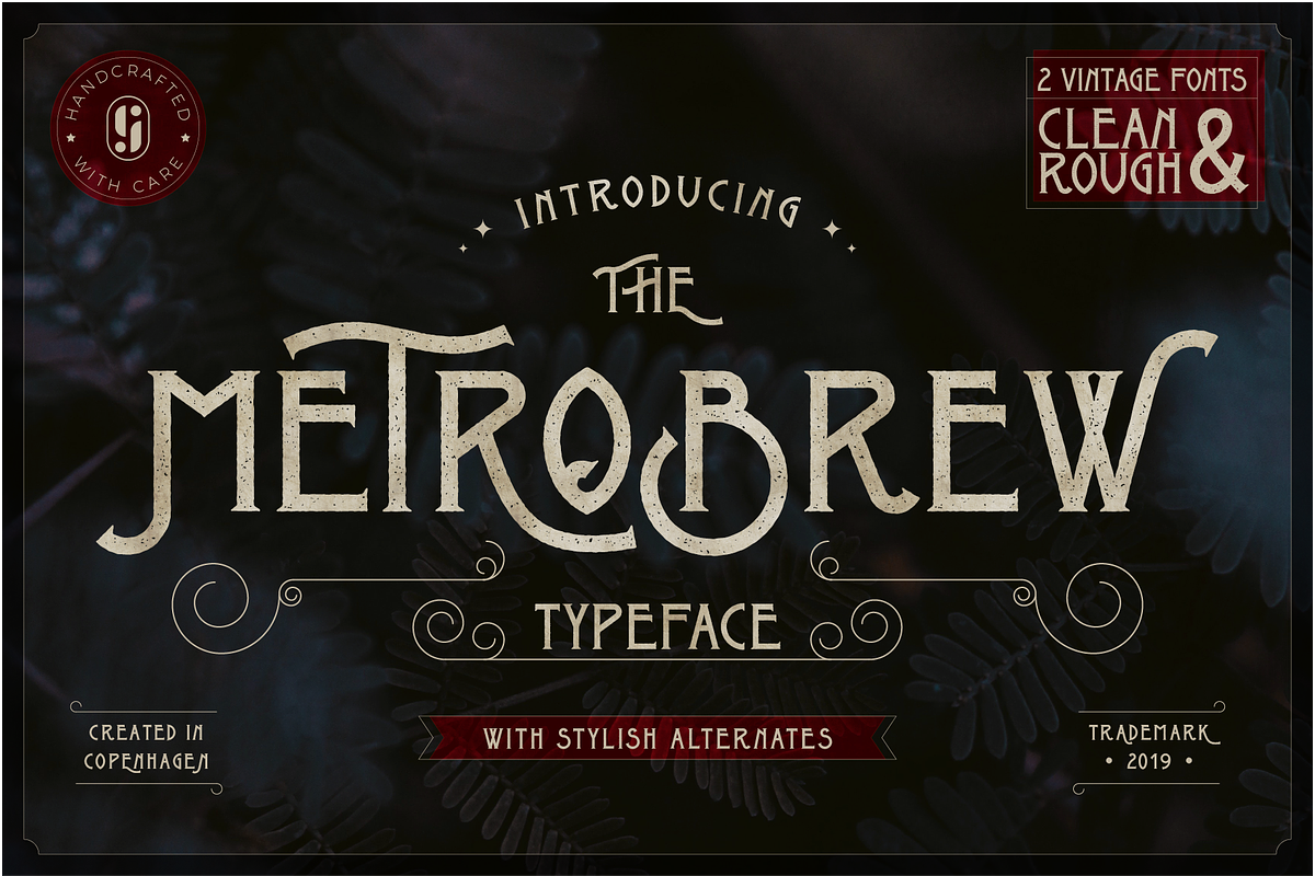 Metrobrew Vintage Typeface, a Font by Jonas Stensgaard (Photo 11 of 11)