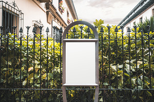 Blank outdoor sign mock-up, a Business Photo by SkyNext