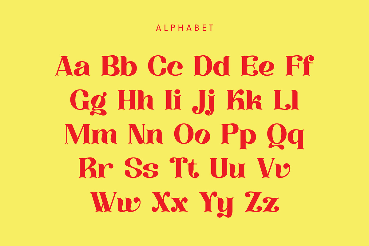 Jollyfish - Serif Font, a Serif Font by Pikgura (Photo 2 of 8)