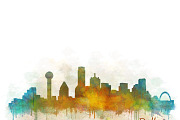 10x Files Pack Dallas City Skyline, an Illustration by HQPhoto Store (Thumbnail 2 of 6)