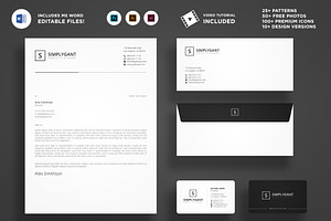 Simple Minimal Corporate Stationery