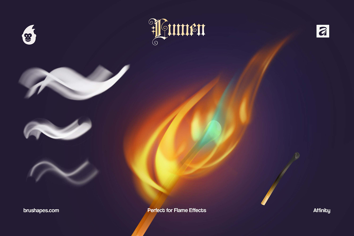 Light and Glow Affinity Brushes, a Brush Add-On by brushapes.com (Photo 6 of 11)