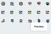 Web Technology Icon Set 100+, an Icon by GladicMonster (Thumbnail 2 of 4)
