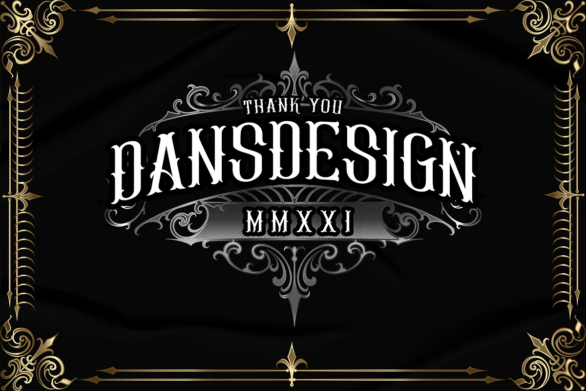 RABASCO, a Blackletter Font by dansdesign (Photo 8 of 8)