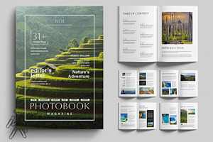 Stylish and Professional Photobook, a Magazine Template by MightyDesign
