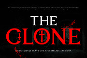 Land Of Blood - Horror Movie Font, a Serif Font by twinstd (Thumbnail 5 of 9)
