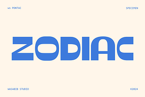 WS Pontac, a Sans Serif Font by Wasabib Studio
