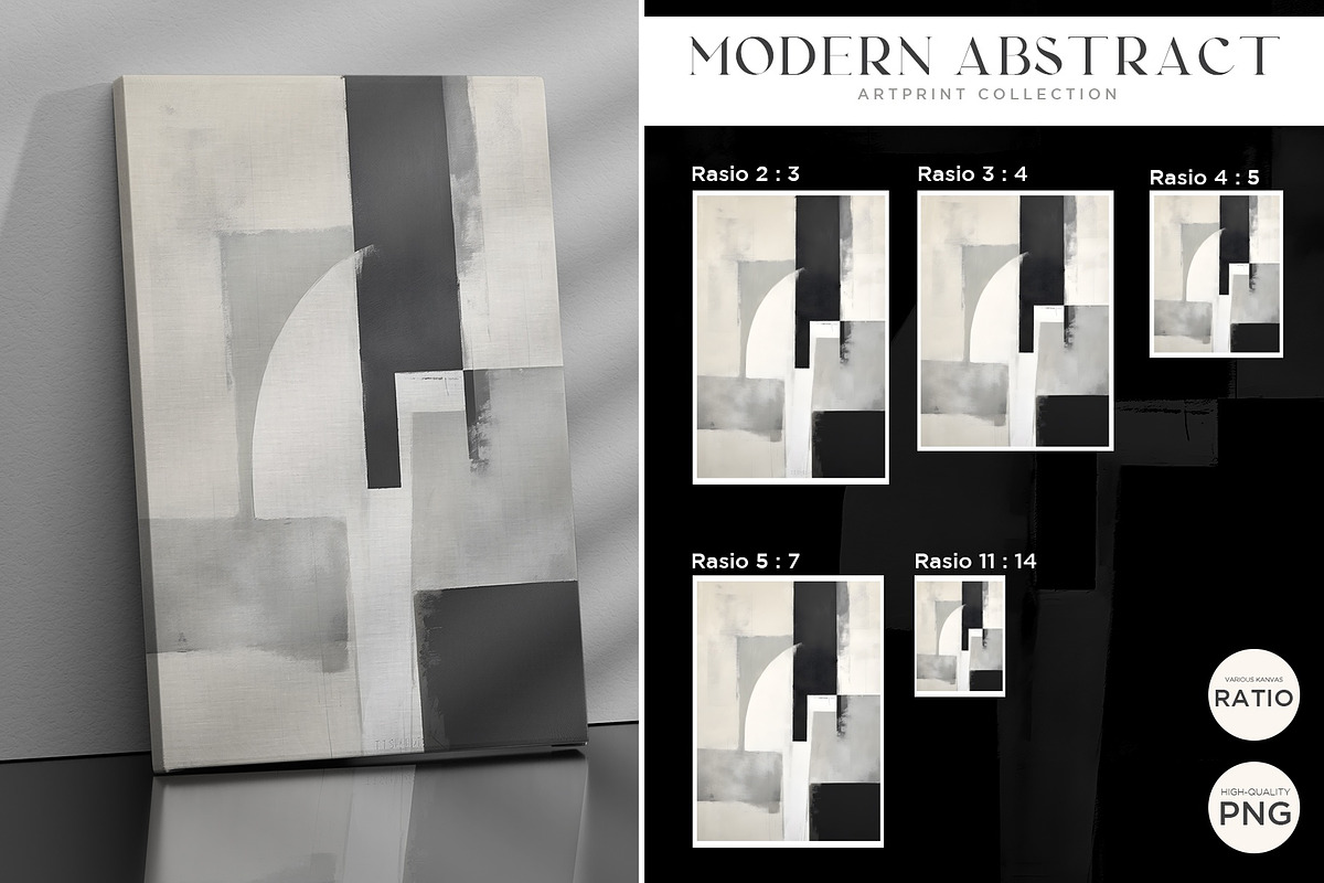 Abstract minimalist  Modern Painting, a Decorative Illustration by Vibrand Studio (Photo 4 of 11)
