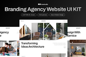 Achcicts - Company Website UI KIT Ap