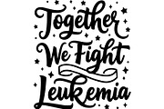 Leukemia Battle SVG Bundle Set, an Object Graphic by Creativeshirt (Thumbnail 6 of 9)