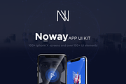 Noway Mobile App UI Kit, an UI Kit Template by No.13 (Thumbnail 1 of 6)