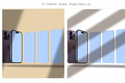 ALL 3D iPHONE MOCK-UP BUNDLE VOL-2, an iPhone Mockup by Graphicsworld125 (Thumbnail 11 of 20)
