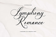 Symphony Romance Calligraphy Font, a Handwritten Font by UICreative (Thumbnail 1 of 13)