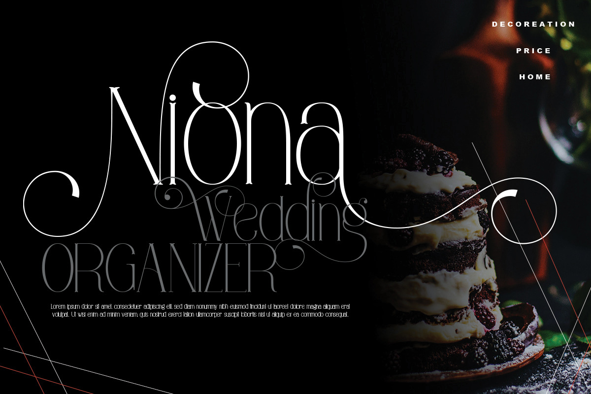Viona Niosa, a Serif Font by Bramcreative (Photo 5 of 10)
