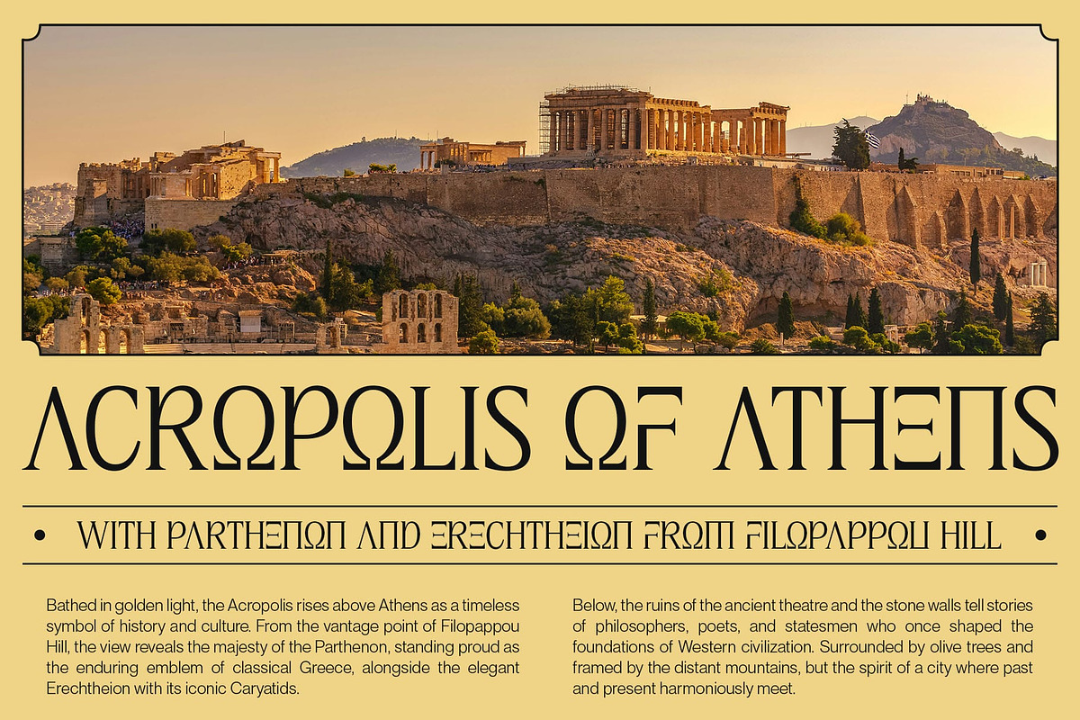 CS Olivera – Greek Font, a Serif Font by Craft Supply Co. (Photo 6 of 8)